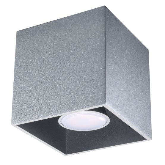 Plafon Quad 1 Szary SL.0024 Sollux