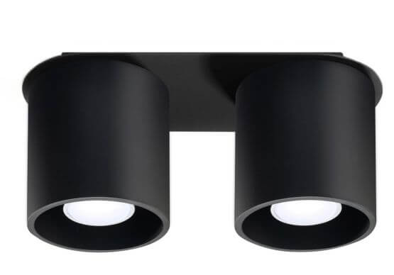 Plafon Orbis 2 Czarny SL.0054 Sollux