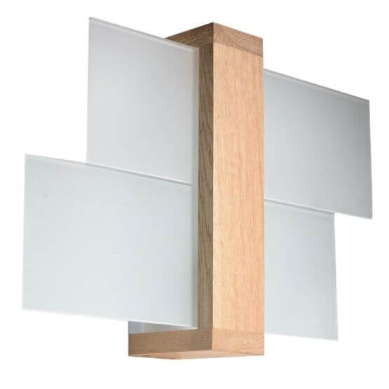 Kinkiet Feniks 1 Naturalne Drewno SL.0077 Sollux