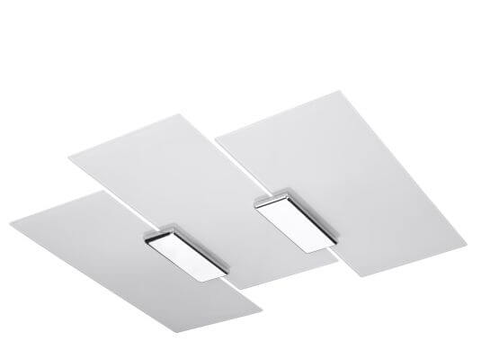 Plafon Fabiano Chrom/Biały SL.0198 Sollux