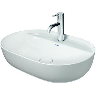 Umywalka Luv 60x40 cm Nablatowa Owalna Biała 0380600000 Duravit