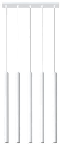 Lampa Wisząca Pastelo 5 Biały SL.0468 Sollux
