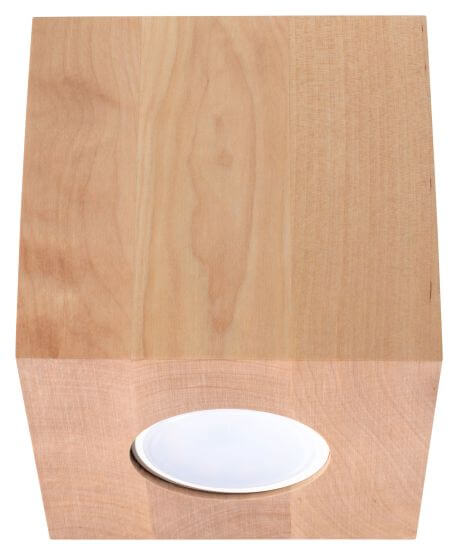 Plafon Quad Naturalne Drewno SL.0493 Sollux