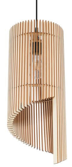 Lampa Wisząca Alexia Naturalne Drewno SL.0640 Sollux
