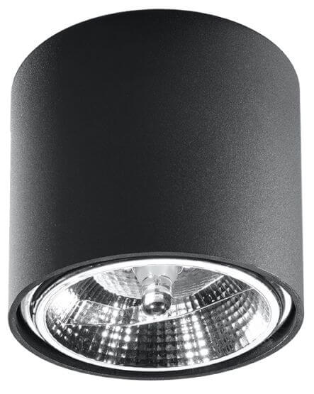 Plafon Tiube Czarny SL.0697 Sollux