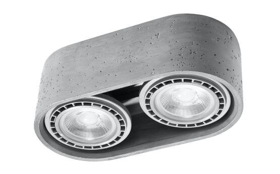 Plafon Basic 2 Beton SL.0882 Sollux