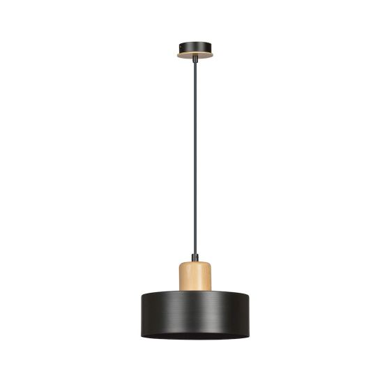 Lampa wisząca TORIN nowoczesna czarna E27 15W LED