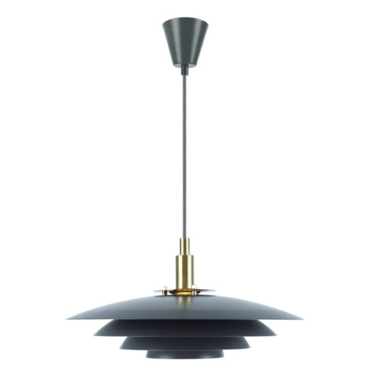 Lampa Wisząca Bretagne Skandynawska Szara 39489910 Nordlux