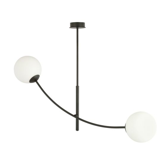 Lampa sufitowa HUNTER nowoczesna czarna E14 10W LED