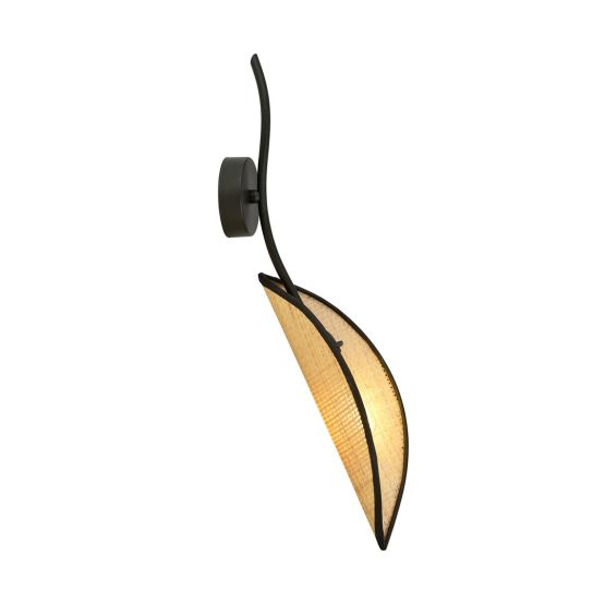 Kinkiet LOTUS boho czarny E14 10W LED