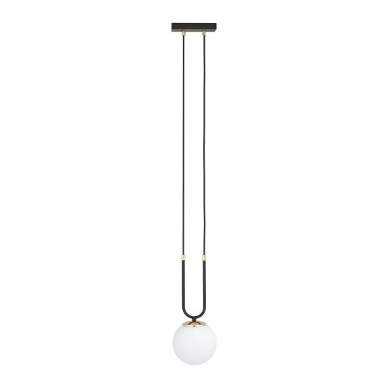 Lampa wisząca GLAM nowoczesna czarna E14 10W LED