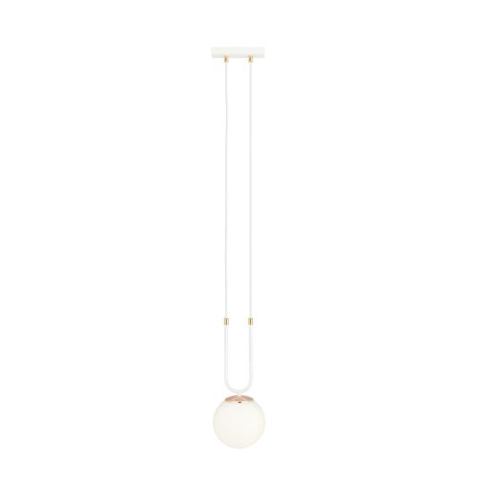 Lampa wisząca GLAM nowoczesna biała E14 10W LED