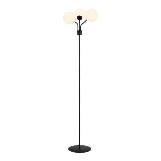 Lampa podłogowa NOVA nowoczesna czarna E14 10W LED