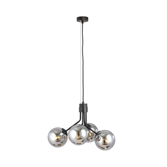 Lampa wisząca NOVA nowoczesna czarna E14 10W LED