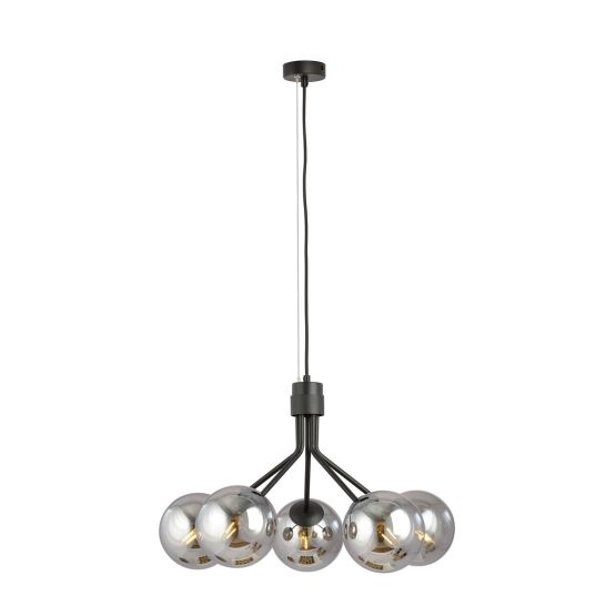 Lampa wisząca NOVA nowoczesna czarna E14 10W LED