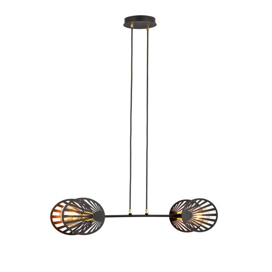 Lampa wisząca PLAYA nowoczesna czarna E27 15W LED