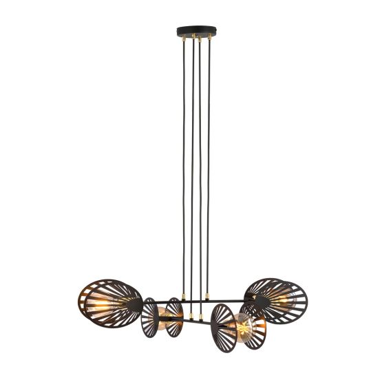 Lampa wisząca PLAYA nowoczesna czarna E27 15W LED