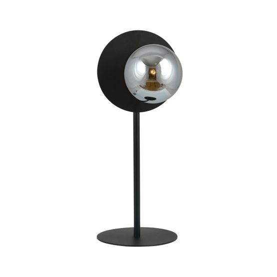 Lampka biurkowa OSLO nowoczesna czarna E14 10W LED