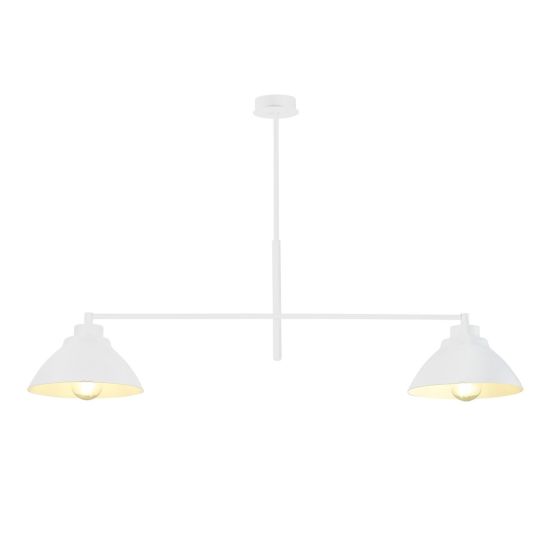 Żyrandol MAVERICK skandynawski biały E27 15W LED