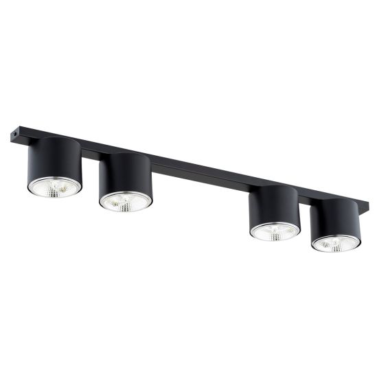 Lampa sufitowa NANO nowoczesna czarna GU10 AR 111 10W LED
