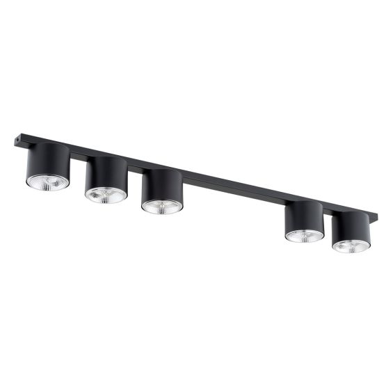 Lampa sufitowa NANO nowoczesna czarna GU10 AR 111 10W LED