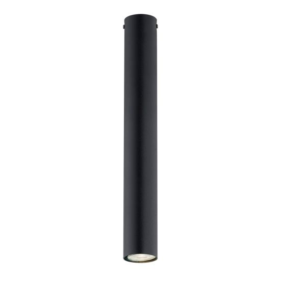 Lampa sufitowa TECNO nowoczesna czarna GU10 10W LED
