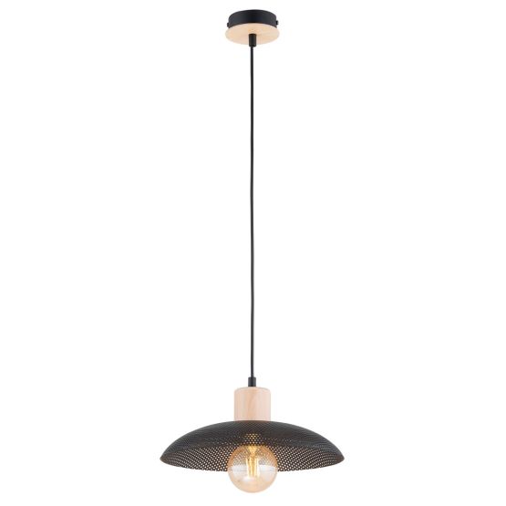 Żyrandol KOBE japandi czarny E27 15W LED