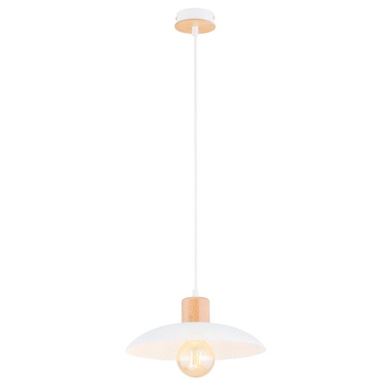 Żyrandol KOBE japandi biały E27 15W LED