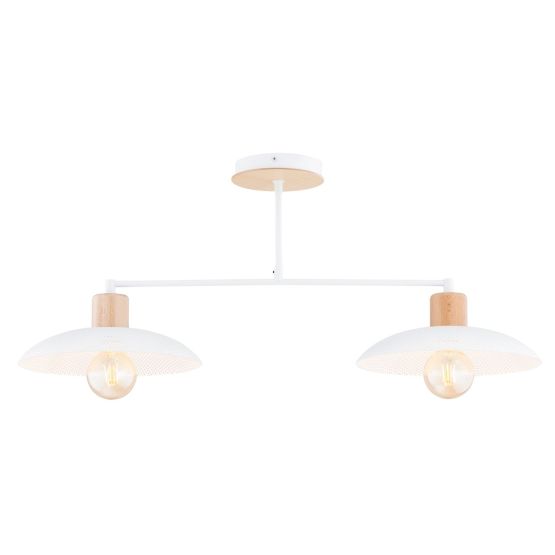 Żyrandol KOBE japandi biały E27 15W LED