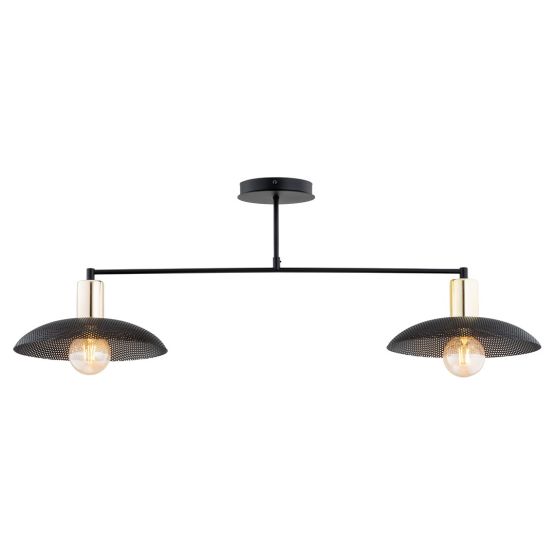 Żyrandol SPIRIT japandi czarny E27 15W LED