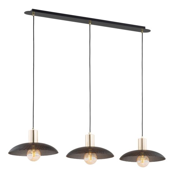 Żyrandol SPIRIT japandi czarny E27 15W LED