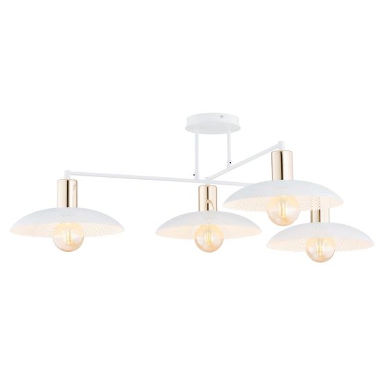 Żyrandol SPIRIT japandi biały E27 15W LED