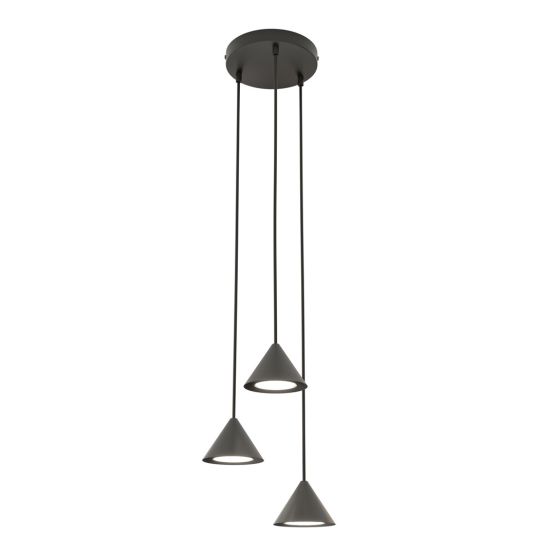 Lampa wisząca ELIT nowoczesna czarna GX53 10W LED