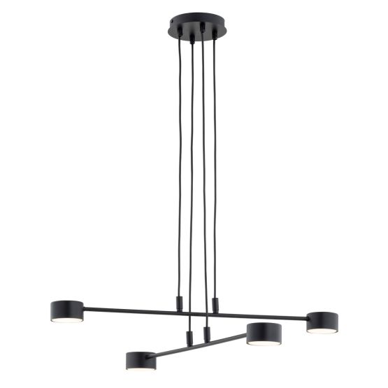 Lampa wisząca MODUS nowoczesna czarna GX53 10W LED