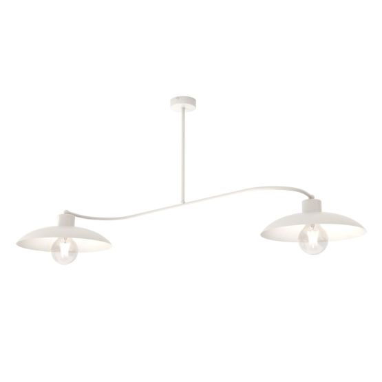 Żyrandol FOSTER skandynawski biały E27 15W LED