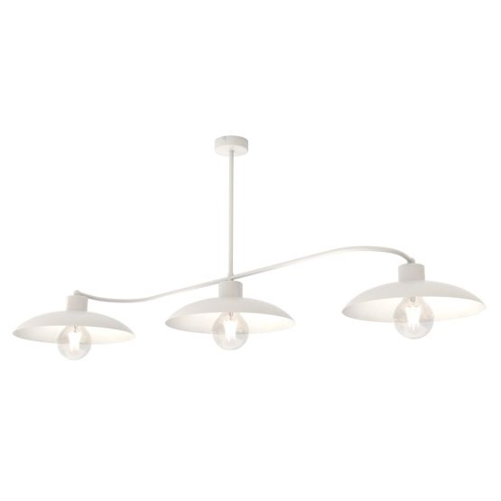 Żyrandol FOSTER skandynawski biały E27 15W LED