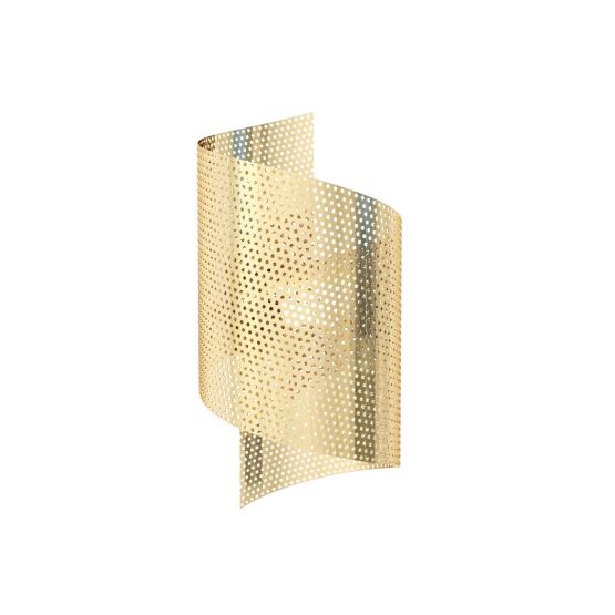 Kinkiet SPIRAL nowoczesny złoty G9 8W LED