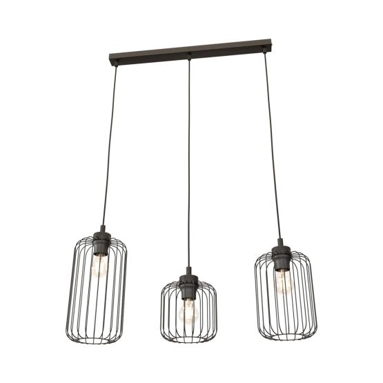 Lampa wisząca VANDER nowoczesna czarna E27 15W LED