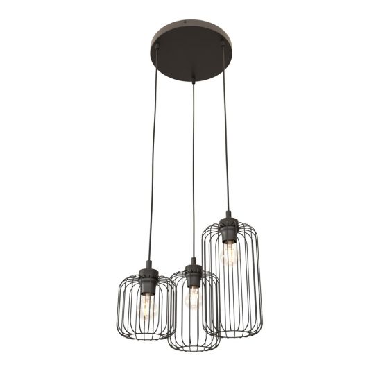 Lampa wisząca VANDER nowoczesna czarna E27 15W LED
