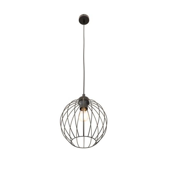 Lampa wisząca NANDO nowoczesna czarna E27 15W LED