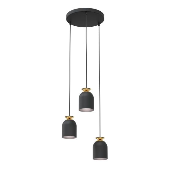 Lampa wisząca TARGET nowoczesna czarna E27 15W LED