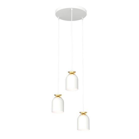 Lampa wisząca TARGET nowoczesna biała E27 15W LED