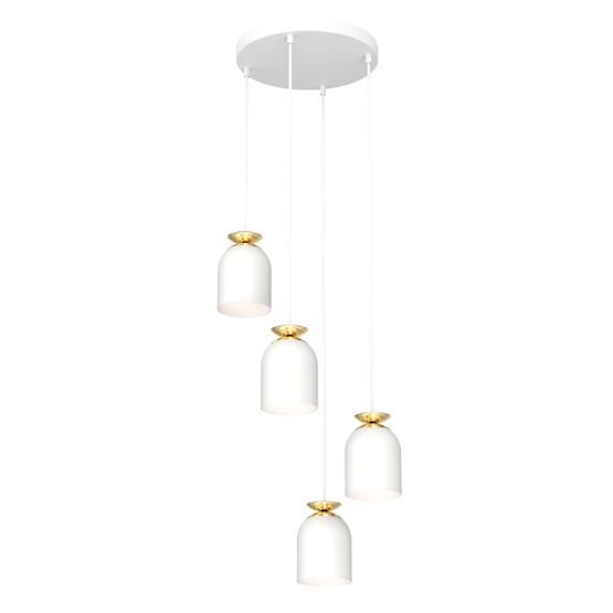Lampa wisząca TARGET nowoczesna biała E27 15W LED