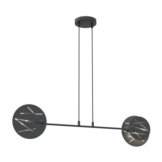 Lampa wisząca XOTIC nowoczesna czarna E27 15W LED