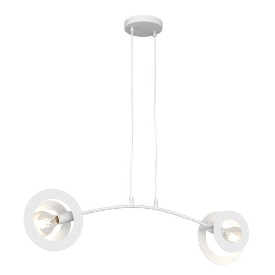 Lampa wisząca EUFORIA nowoczesna biała E27 15W LED
