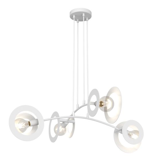 Lampa wisząca EUFORIA nowoczesna biała E27 15W LED