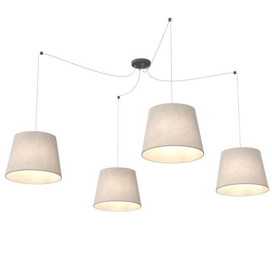 Lampa wisząca ASCOT nowoczesna czarna E27 15W LED