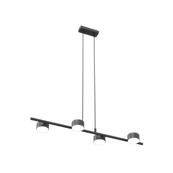 Lampa wisząca SORA nowoczesna czarna GX53 10W LED