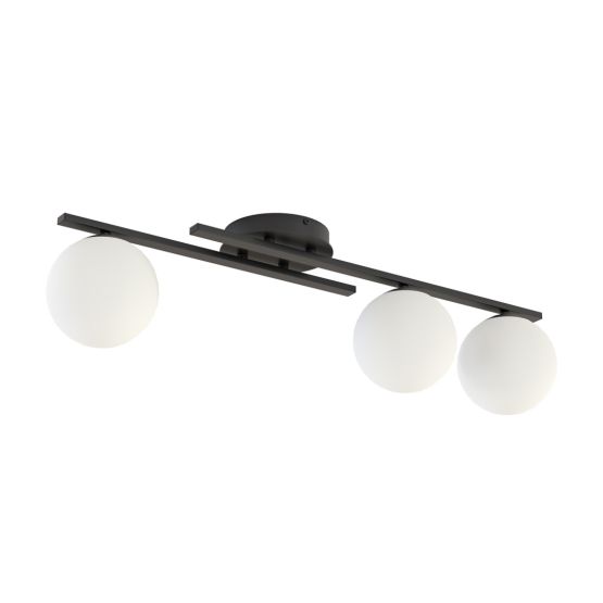 Lampa sufitowa KAIRO nowoczesna czarna E14 10W LED