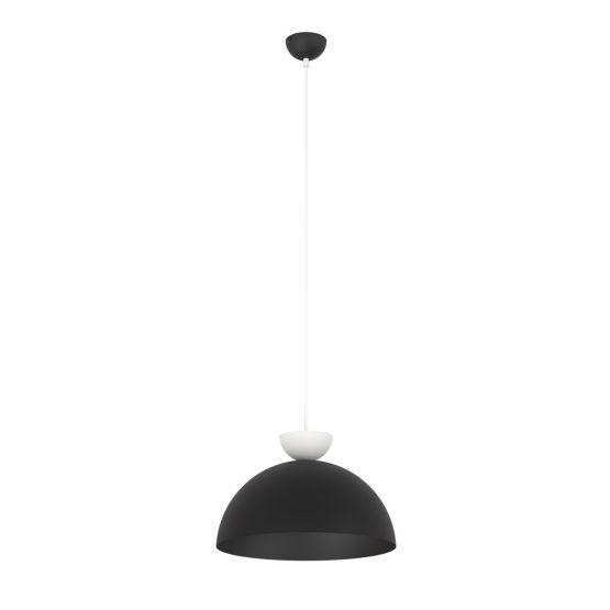 Lampa wisząca LUNARO nowoczesna czarna / biała GX53 10W LED